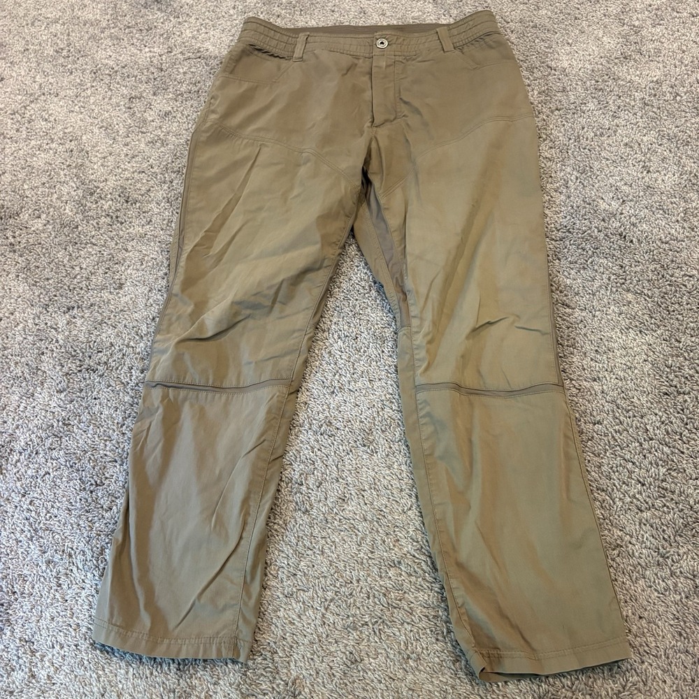 Kuhl Pant Men's Size 38x29 Khaki Tan Free Radikl Pants Style 5370 Hiking Gorp